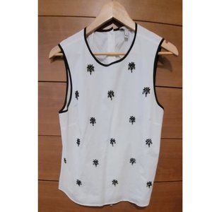 J Crew Embellished  Summer Top